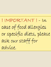 allergy notice